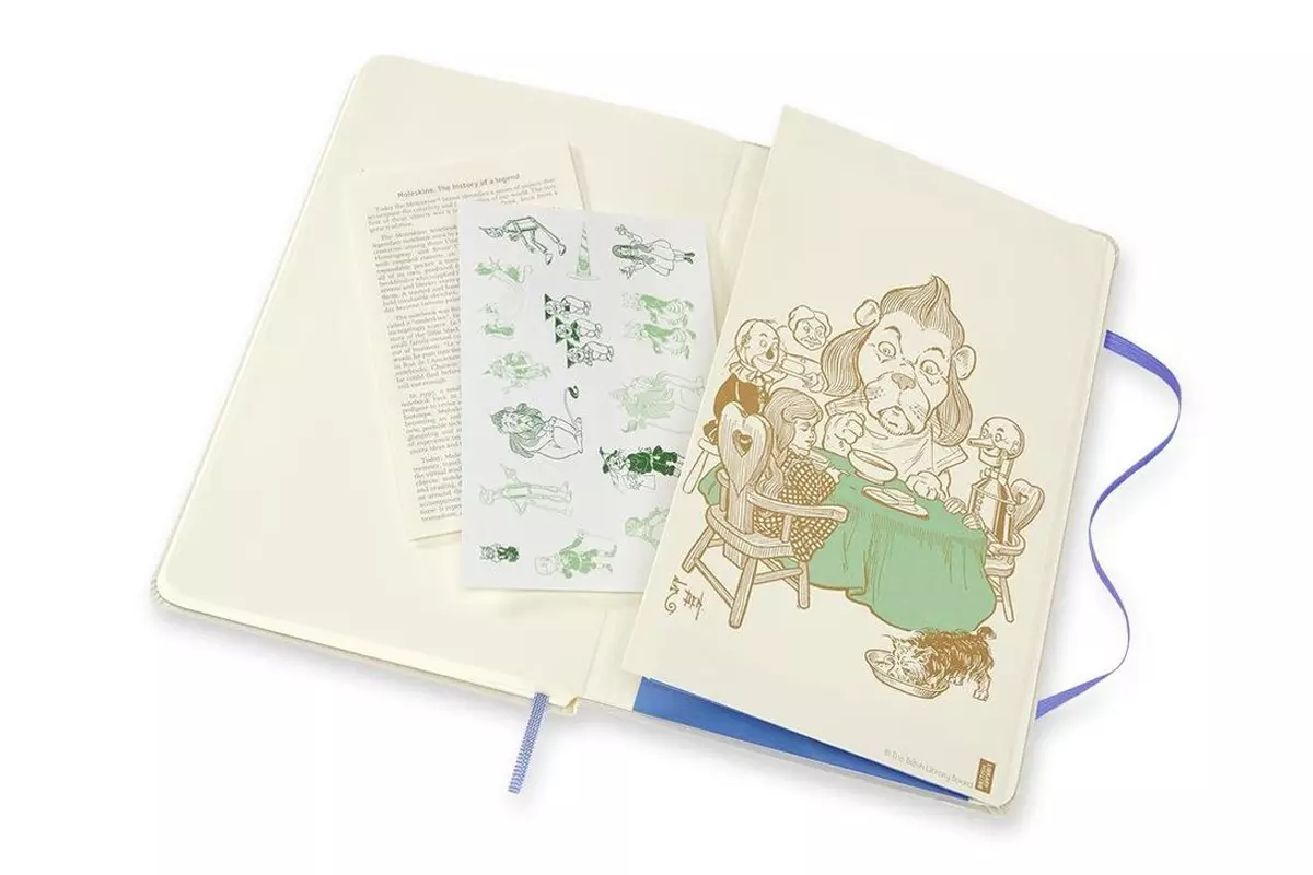 Een Moleskine Limited Edition Wizard Of Oz XII Notebook Plain Hardcover Large koop je bij Moleskine.nl